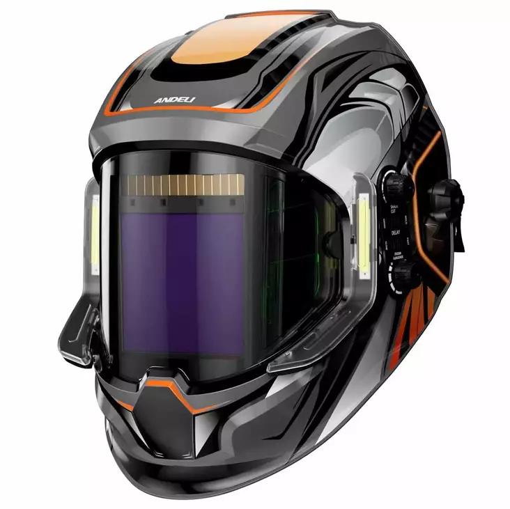 Automaattinen hitsauskypärä led valolla - Hitsauskypärät ja lasit - 6438471306811 - 1