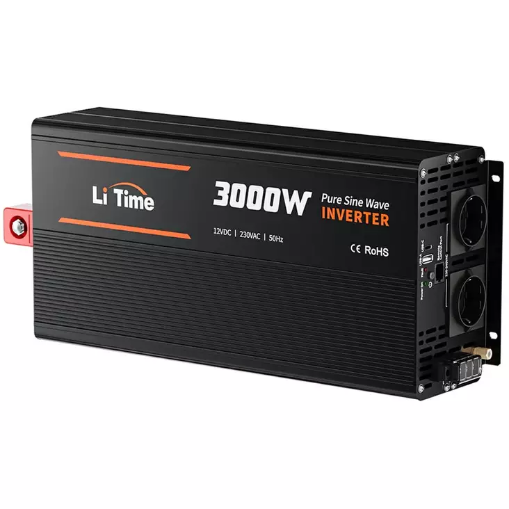 Litime 3000w siniaaltoinvertteri - Auton invertterit - 6438471341591 - 1