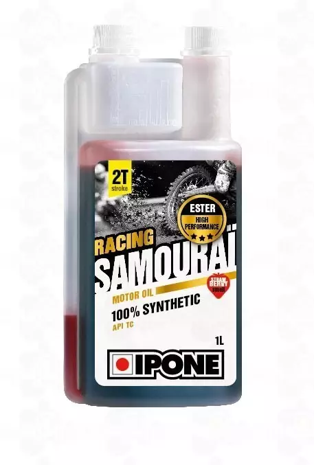 Ipone Samourai Racing 2T mansikka haju 1L - 2-tahti öljyt - 3700142909281 - 2