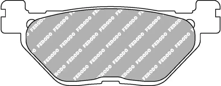 Jarrupalat Ferodo Sinter Grip Road, taakse - Moottoripyörän jarrupalat - 6438471284201 - 2
