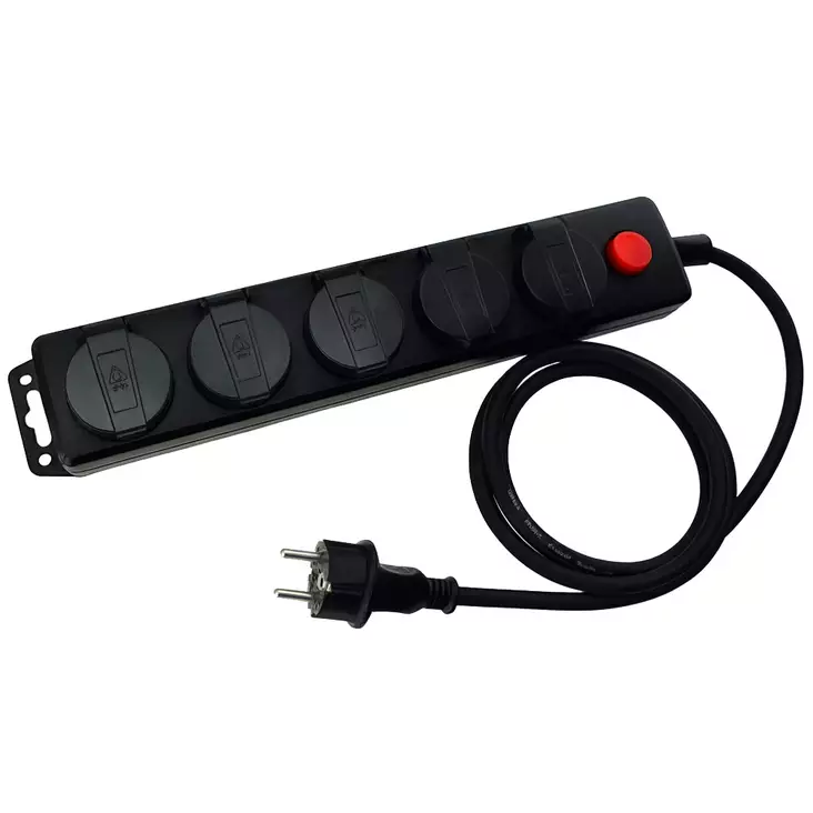 Jatkojohto 3m 5 osainen ulkokäyttöön ulkojatkoroikka - Jatkojohdot ulkokäyttöön 230V - 6438140273581 - 1