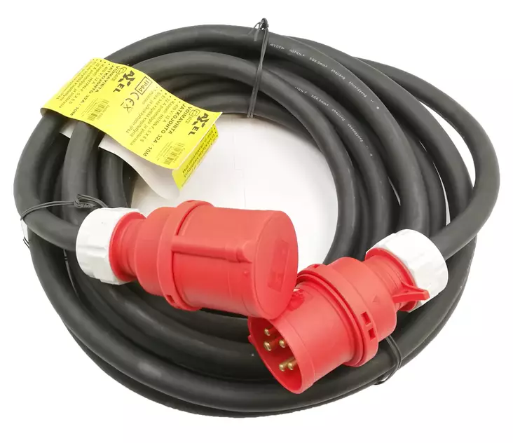 voimavirta 32a 10m - Jatkojohdot 400V ja työmaakeskukset - 6438152085011 - 3