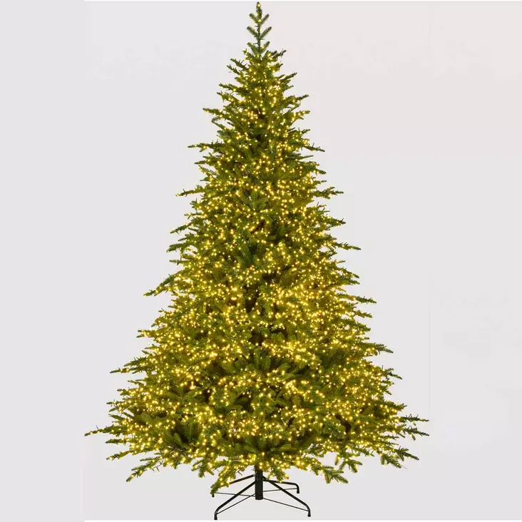 Näyttävä 270cm joulukuusi 10540 lämmin valkoista led valoa - Joulukuuset - 8721461138201 - 1
