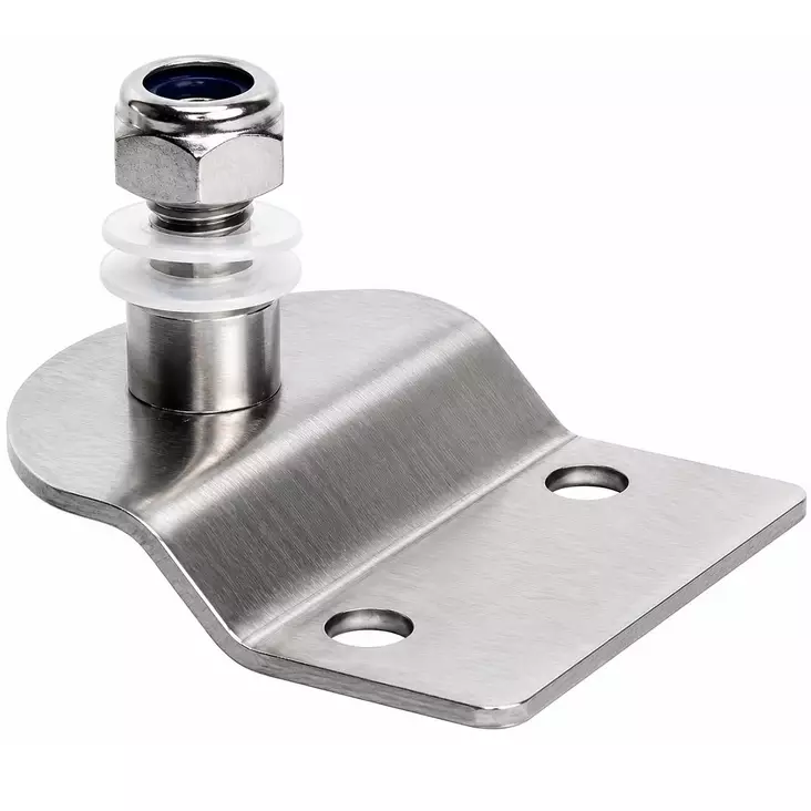 Kaasujousen korotettu kiinnityslevy 8mm rst osculati - Veneen saranat ja kiinnityslevyt - 8033137126291 - 1