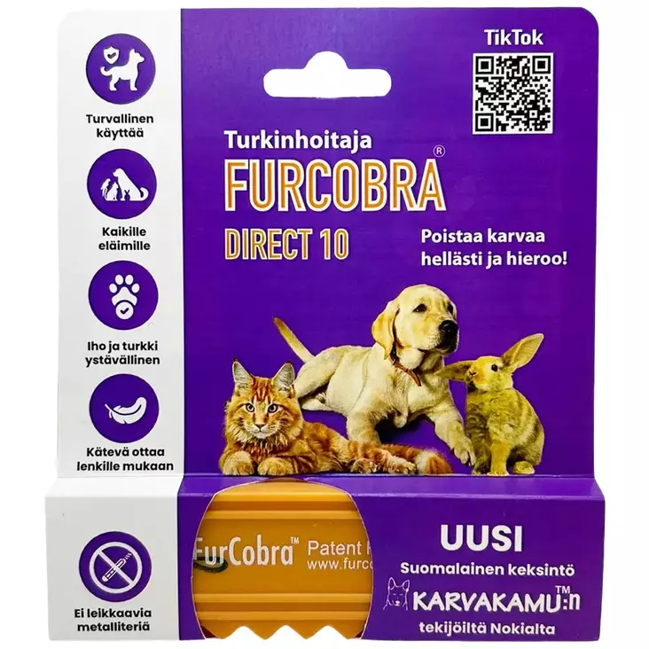 Karvakamu furcobra direct 10 turkinhoitaja - Puhdistusliinat ja pesusienet - 6430010764441 - 1
