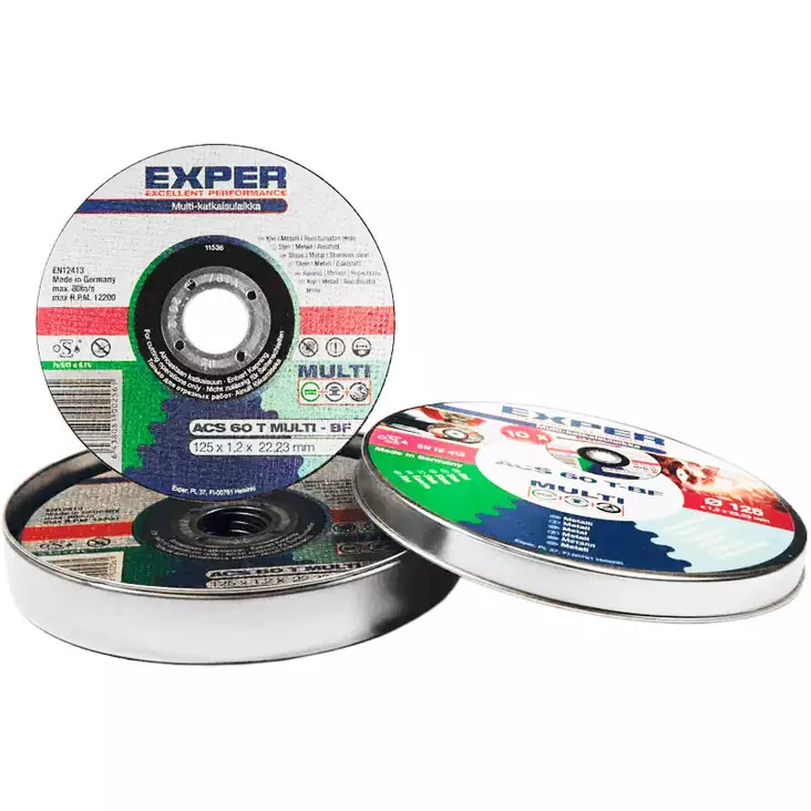 exper katkaisulaikka 10kpl pakkaus - Kulmahiomakonelaikat 125mm - 6438081002561 - 1