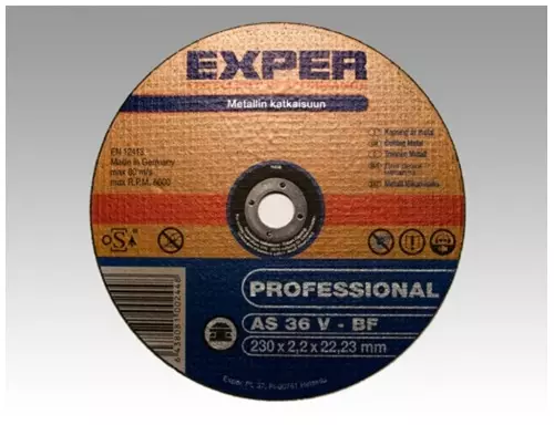 Katkaisulaikka Inox 125x0,8x22mm super ohut kulmahiomakoneeseen - Kulmahiomakonelaikat 125mm - 6438081002851 - 1