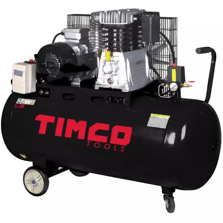 Timco 200l kompressori hihnaveto 4hp - Kompressorit - 6438014257891 - 1
