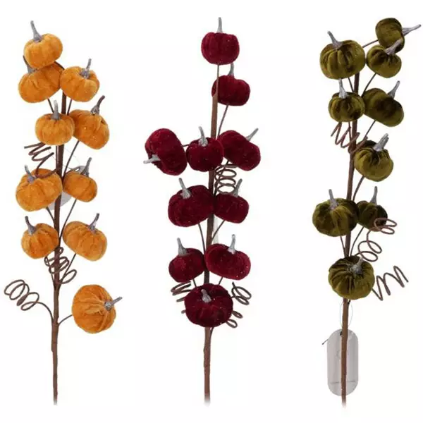 Koristeoksa kurpitsa kolmessa eri värissä - Koristeoksat - 8721037620031 - 1