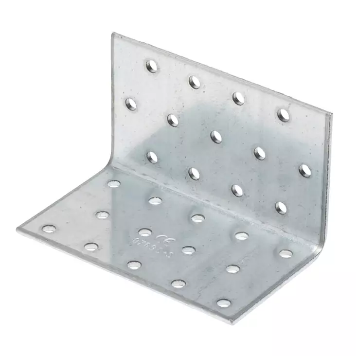 Wurth kulmamallin reikälevy kulmalevy zn 60x60x2,5x40 - Kulmaraudat ja kiinnityslevyt - 4053479555751 - 1