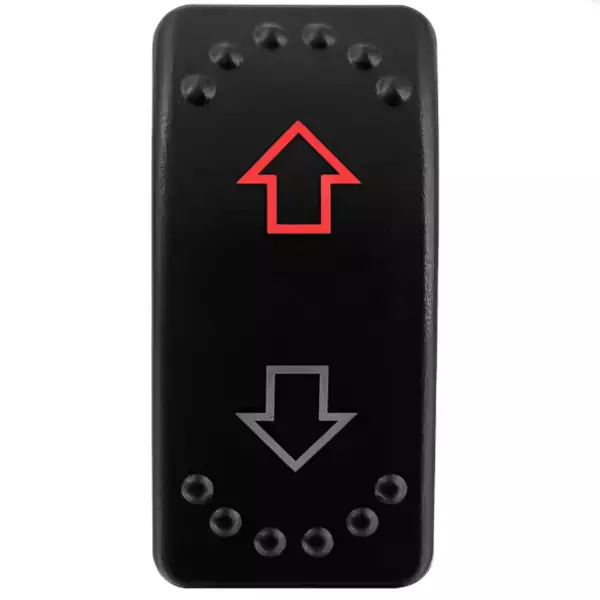 Kytkin rocker led 12 24v 5pin led on off on nuolet - Auton katkaisimet - 6438471349931 - 1