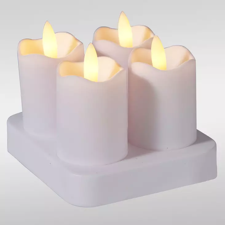 Led kynttilät latausasemalla - Led-kynttilät - 8721461153501 - 1