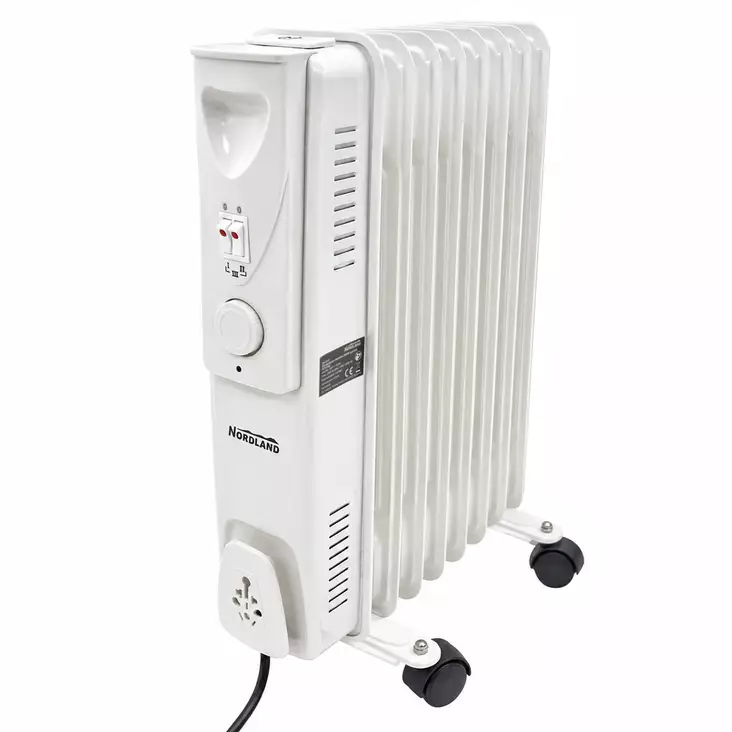 Siirrettävä lämpöpatteri 2000 w kolmella tehoasetuksella - Lämpöpatterit - 6438168121451 - 1