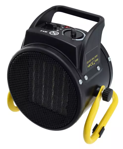 Lämpöpuhallin PTC 2kW - Rakennuslämmittimet - 6438140034021 - 1