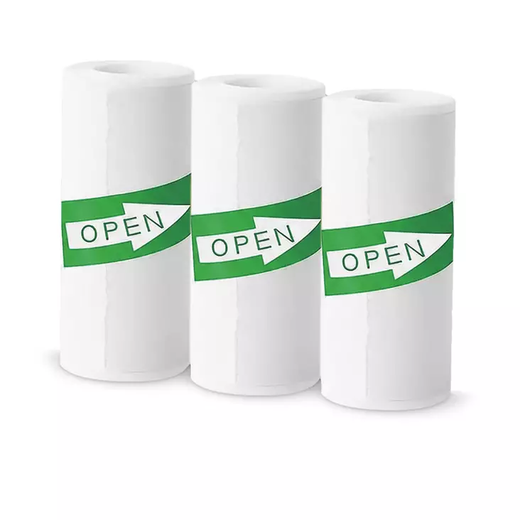Nedis mtpr3stwt itseliimautuvat lämpötarrapaperirullat 56 mm x 3 m, 3 kpl - Laskimet, mapit ja muovitaskut - 5412810481491 - 1