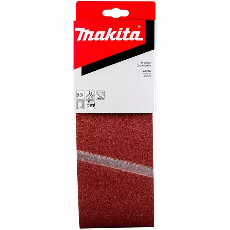 Makita hiomanauha 100x610mm k80 metallin hiontaan - Hiomanauhat - 088381972611 - 2