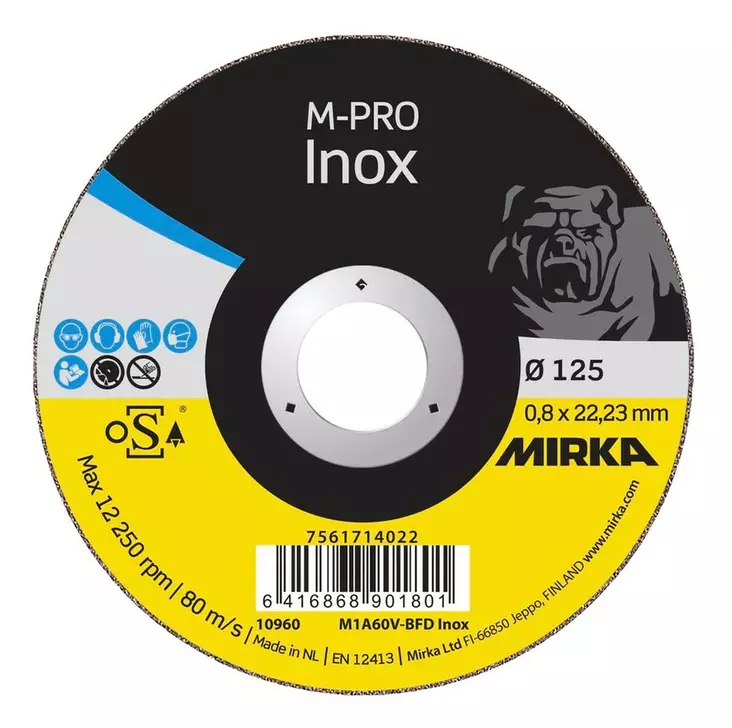 hiomalaikka m-pro inox - Kulmahiomakonelaikat 125mm - 6416868901801 - 2