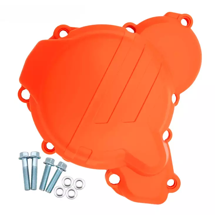 Kytkimen suojasarja ktm crossiin 3 osainen oranssi - Rekluse kytkimet motocrossin ja enduroon  - 6438471285031 - 1