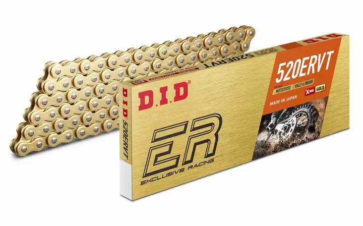Moottoripyörän ketju DID 520ERVT 116L - Moottoripyörän ketjut 520 - 4525516358231 - 2