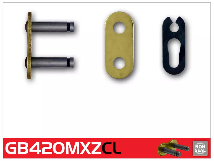 Mopon ketjulukko RK 420MXZ4 kulta - Mopon ketjut ja ketjun jatkot - 4935531496281 - 2
