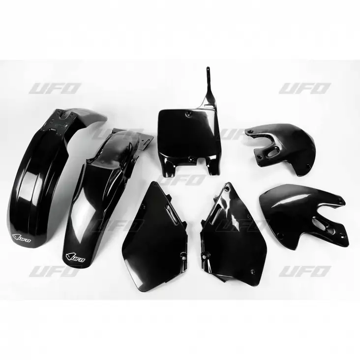 Muovisarja 5-os. Musta RM125/250 99-00 - Motocrosspyörien katesarjat - 6438471317701 - 1