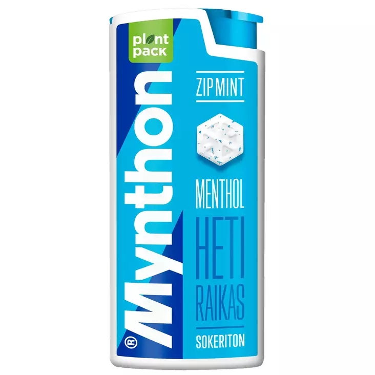Mynthon zip mint pastillirasia sokeriton - Pastillit ja purukumit - 64025131 - 1