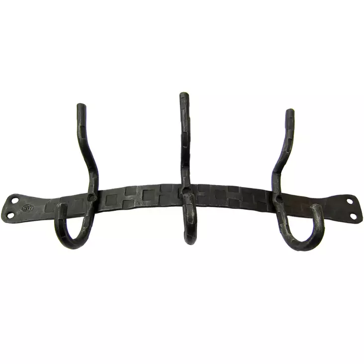 Naulakko 3-koukkua takorauta 42cm - Vaatekoukut - 6430035700561 - 1