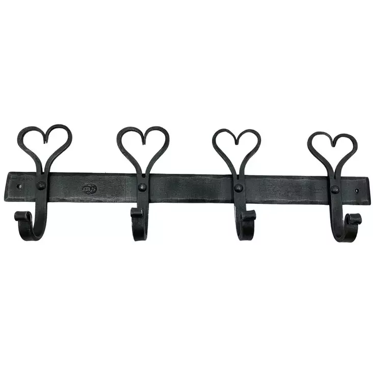 Sydän naulakko takorautaa - Vaatekoukut - 6430035702961 - 1