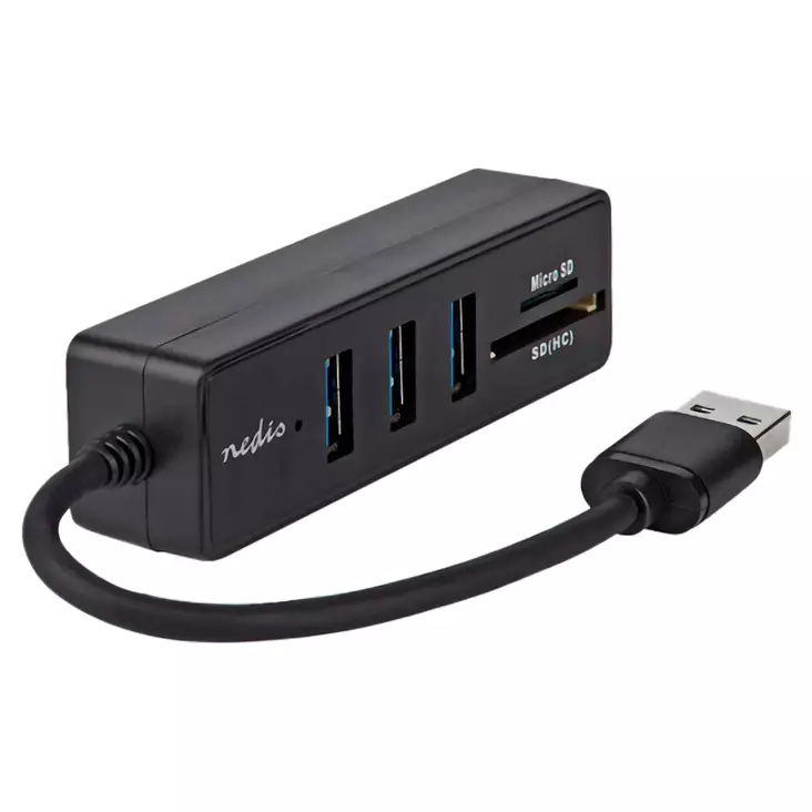 Usb keskitin usb a - Liittimet, adapterit ja telakointiasemat - 5412810415731 - 1