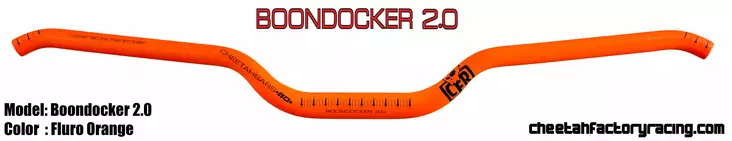 Ohjaustanko CFR Boondocker 2.0 oranssi - Moottorikelkan ohjaustangot - 682863462241 - 2