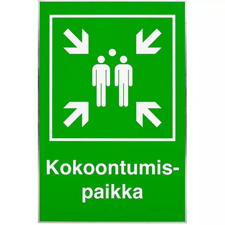 Opastekyltti kokoontumispaikka - Opasteet ja varoituskyltit - 6430069093851 - 1