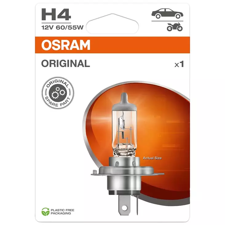 Osram original h4 polttimo - Halogeenipolttimot - 4062172395601 - 1