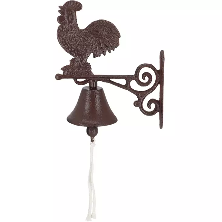 Ovikello, ovikolkutin kukko valurautaa - Terassin sisustus ja muut pihakoristeet - 8714982268311 - 1