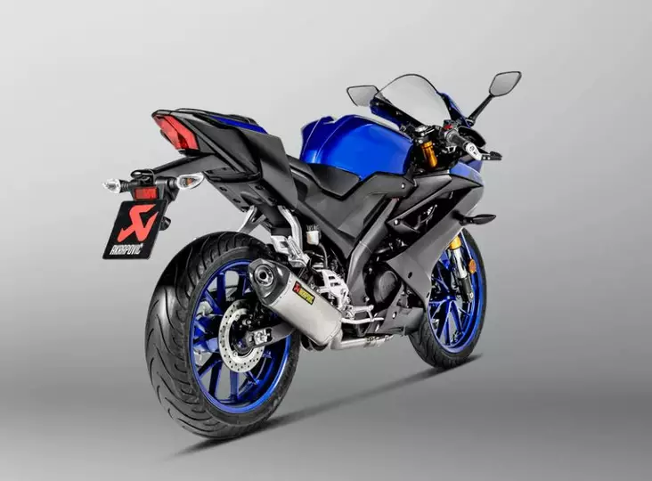 Pakoputkisto Akrapovic Racing Line YZF-R 125 / YZF-R15 19- - Moottoripyörän pakoputkistot - 3831113566261 - 2