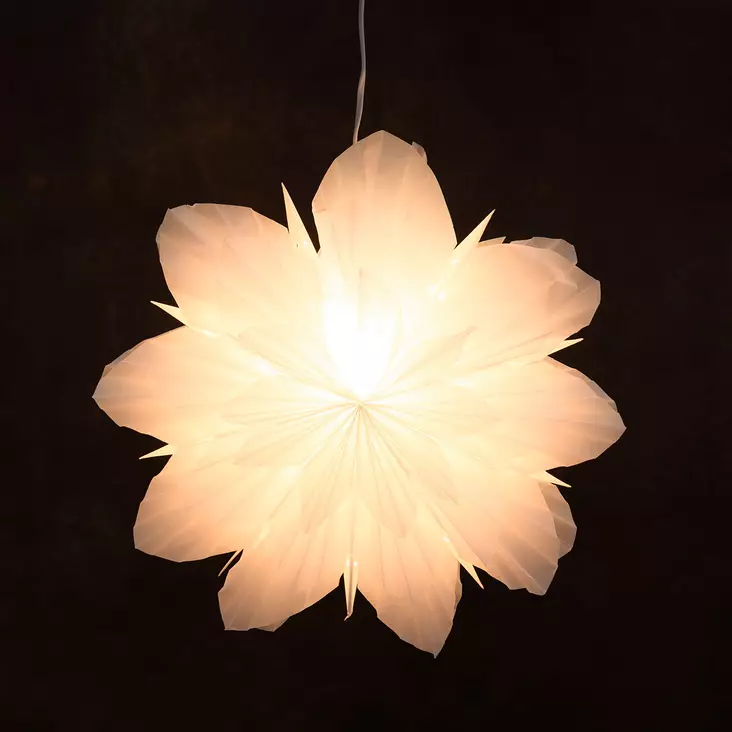 Valotähti, paperitähti finnlumor kukka 40 cm - Paperitähdet ja metallitähdet - 6410416422381 - 1
