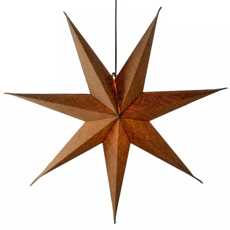 Konstsmide paperitähti nature 60 cm - Paperitähdet ja metallitähdet - 7318300027461 - 1