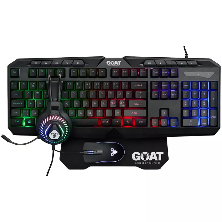 Gaming set 4 osaa - Tietokoneen hiiret ja näppäimistöt - 5709386727161 - 1