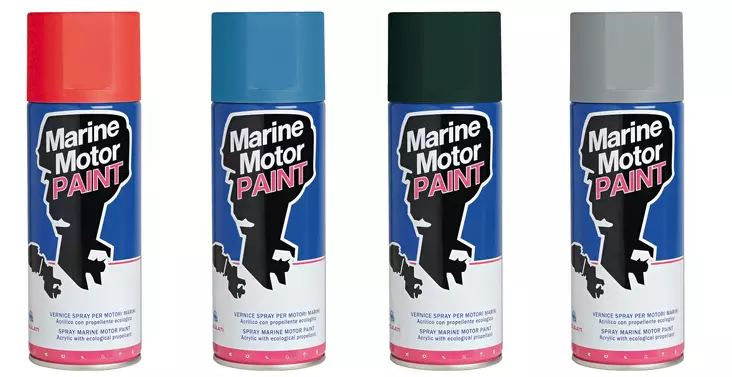 Perämoottorimaali 400ml Volvo silver - Maalit ja spray-maalit - 8033137055881 - 2
