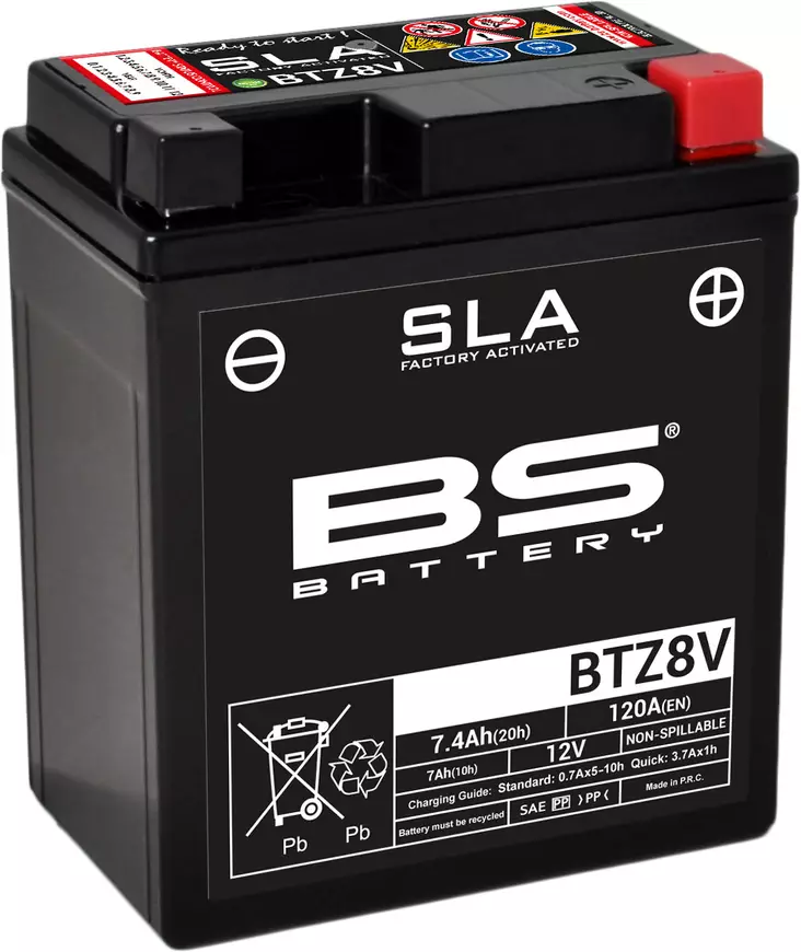 Pienkoneakku BS Battery BTZ8V (FA) 2.3Ah - Pienkoneakut 5-10Ah - 3564093008901 - 2