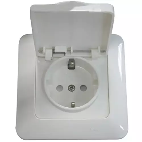 Opal pro uppopistorasia ip44 uppoasennukseen - Pistorasiat  - 6413821250051 - 1