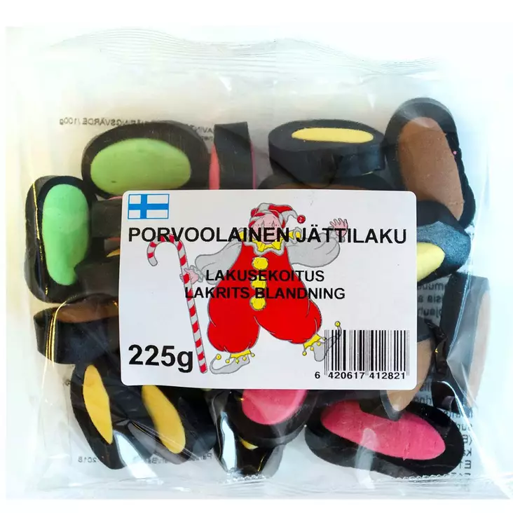 Jättilaku porvoolainen karkkipussi - Karkkipussit - 6420617412821 - 2