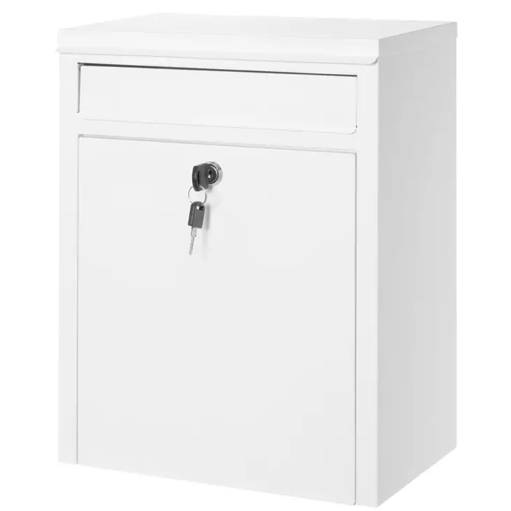 Lukollinen postilaatikko valkoinen - Postilaatikot - 6410416441801 - 1