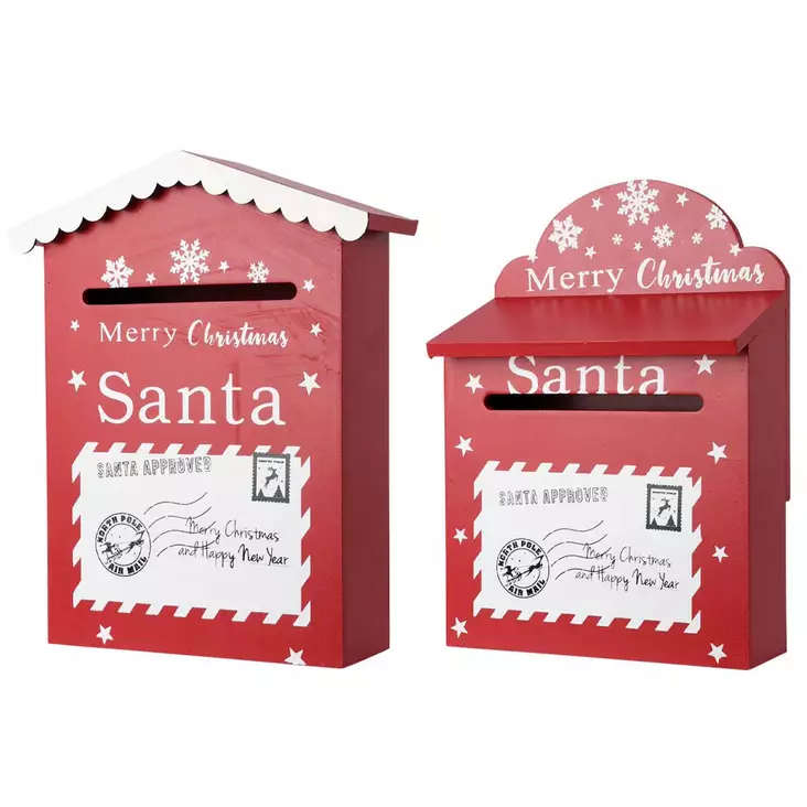Postilaatikko xmas santa - Joulukoristeet - 8721037164351 - 1