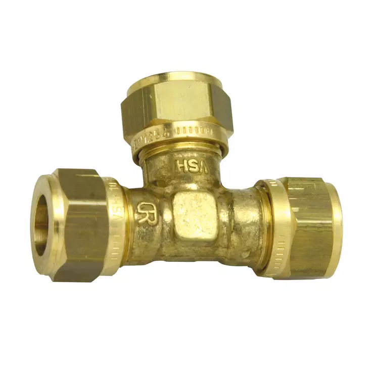 Puserrus T-liitin 15mm Opal - Putken t-liittimet ja jakotukit - 6413820150321 - 1