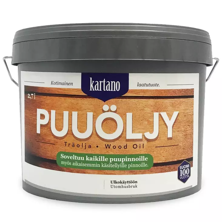 Ruskeansävyinen öljy puulle - Puuöljyt ja suoja-aineet - 6438168097961 - 2