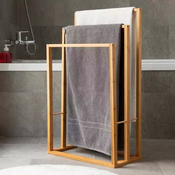 Bambu pyyheteline - Pyykinkuivaustelineet ja pyykkikorit - 8711295859731 - 2