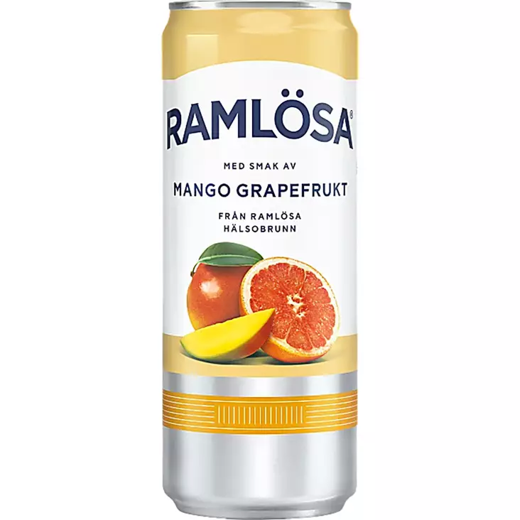 Ramlösa mango greippi kivennäisvesi 330 ml - Virvoitusjuomat  - 7310070006561 - 1