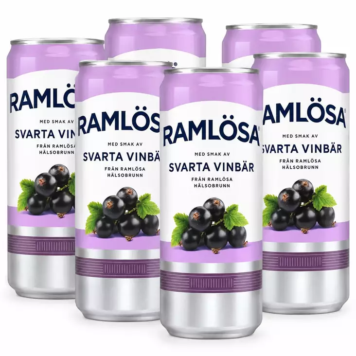 Ramlösa svarta vinbär kivennäisvesi - Virvoitusjuomat  - 07310074011011 - 1