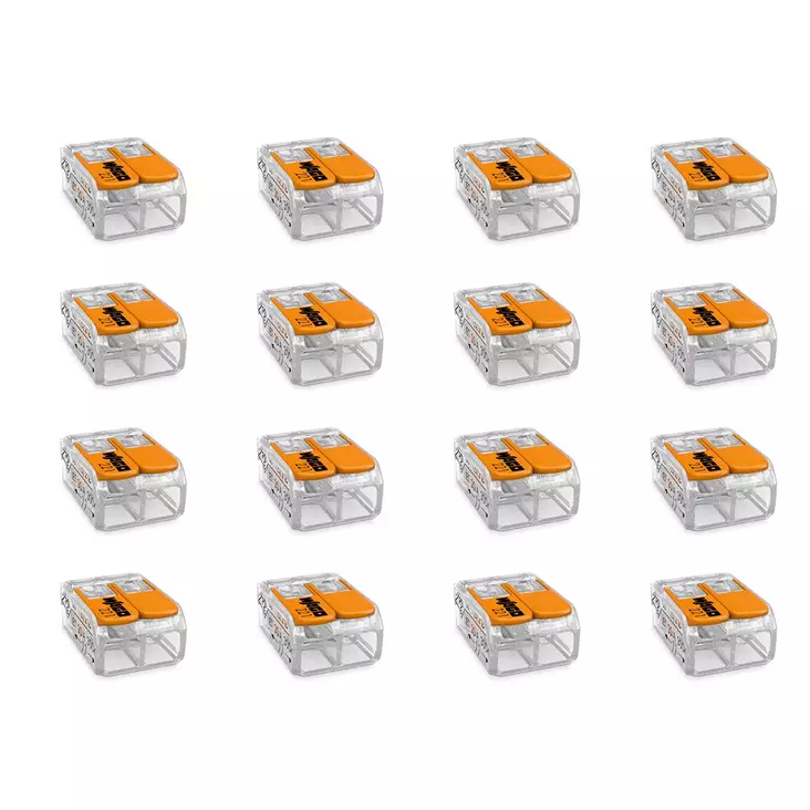 vipuliitin 2-napainen wago - Johtoliittimet ja kytkentärimat - 4066966001761 - 1