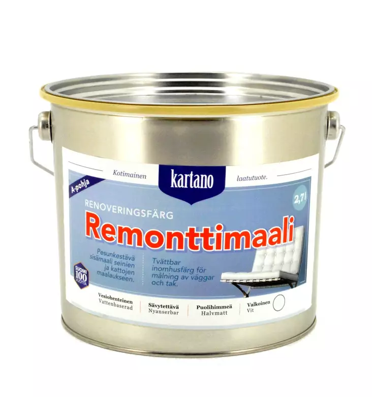 valkoinen maali seinään ja kattoon - Talomaalit - 6438168098371 - 1